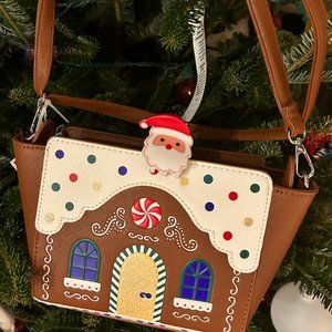 Will ship today NWT Gingerbread Purse with Mystery Christmas Hair Clip